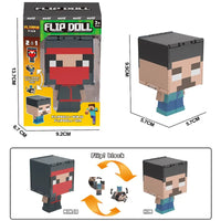 Minecraft Block World 2-in-1 Flip Doll