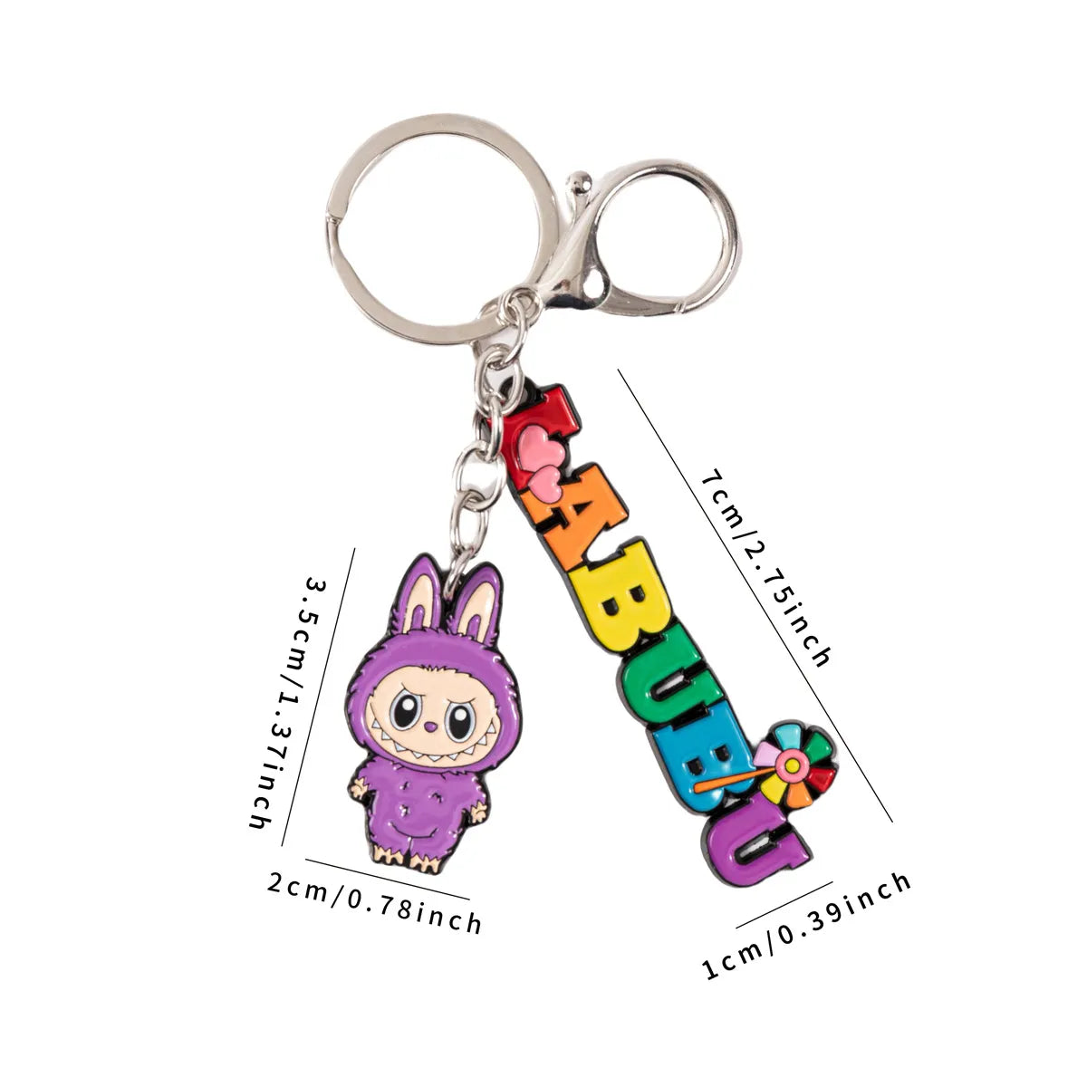 Labuboo Colorburst Mischief Keychain