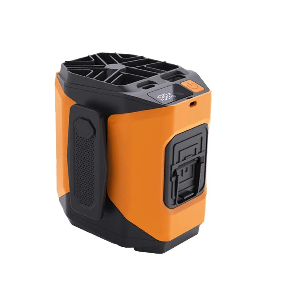 CoolFast Heavy-Duty Waist-Mounted Tactical Fan & Power Bank