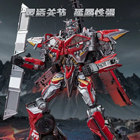 Trans4mers Red Fire Truck Prime Figure (30 cm)