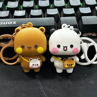 Adventurous Bubu Dudu Couple Keychain