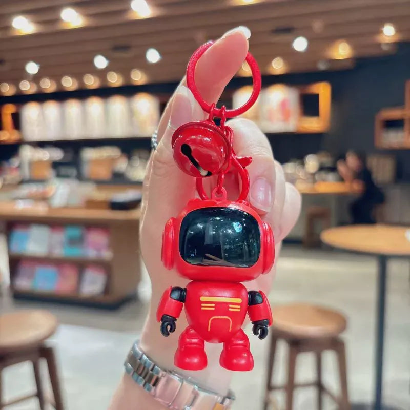 Pocket Protector LED Voice Robot Keychain