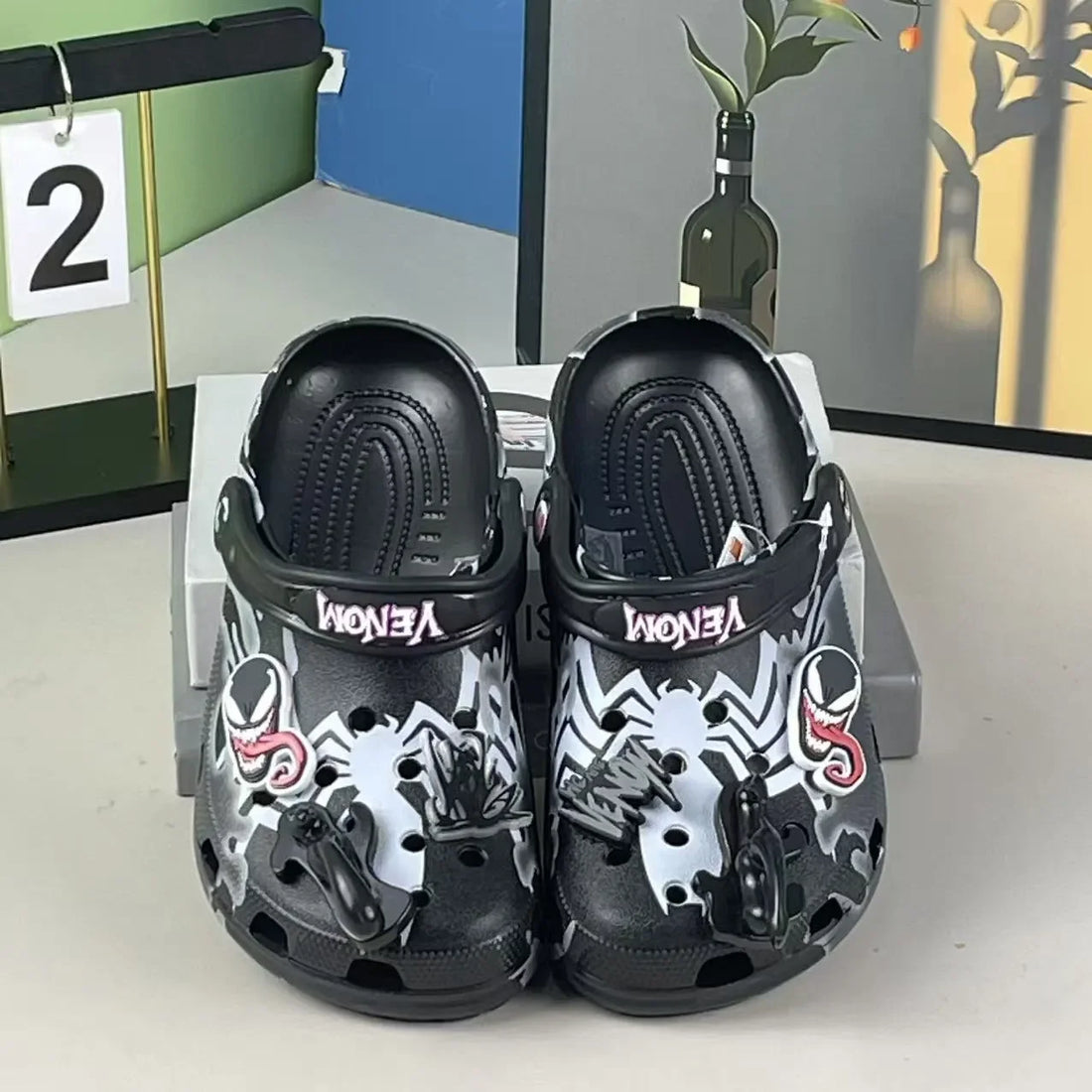 Venom Symbiote Comfy Clogs