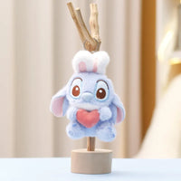 Cosmic Alien Bunny Snuggler Keychain