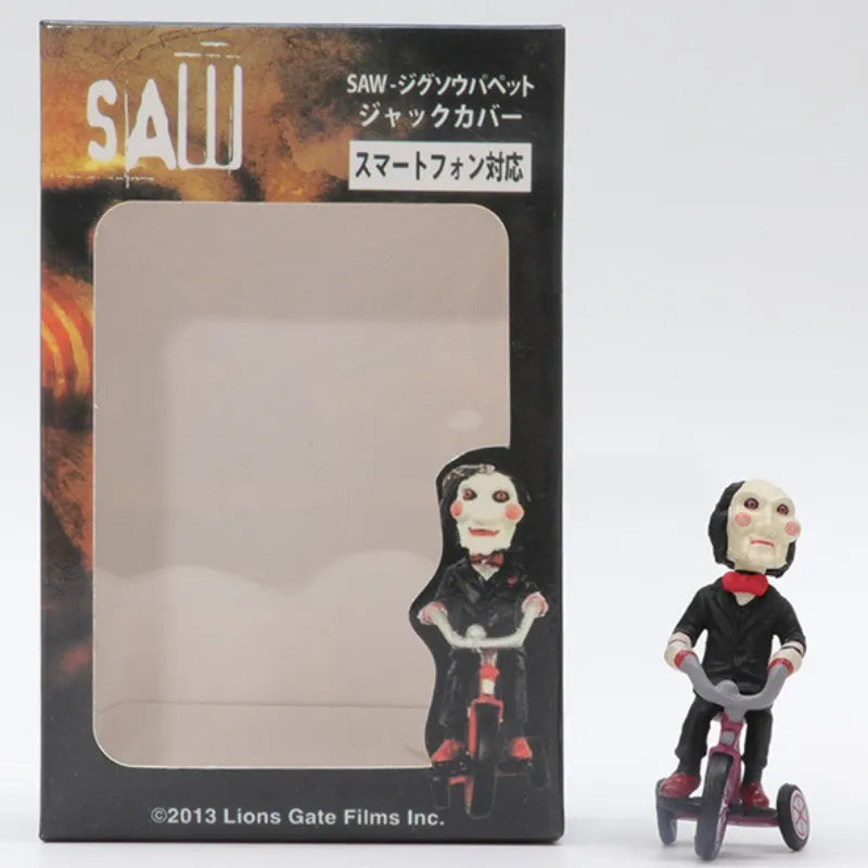 SAW Billy the Puppet Figurine Charm Keychain