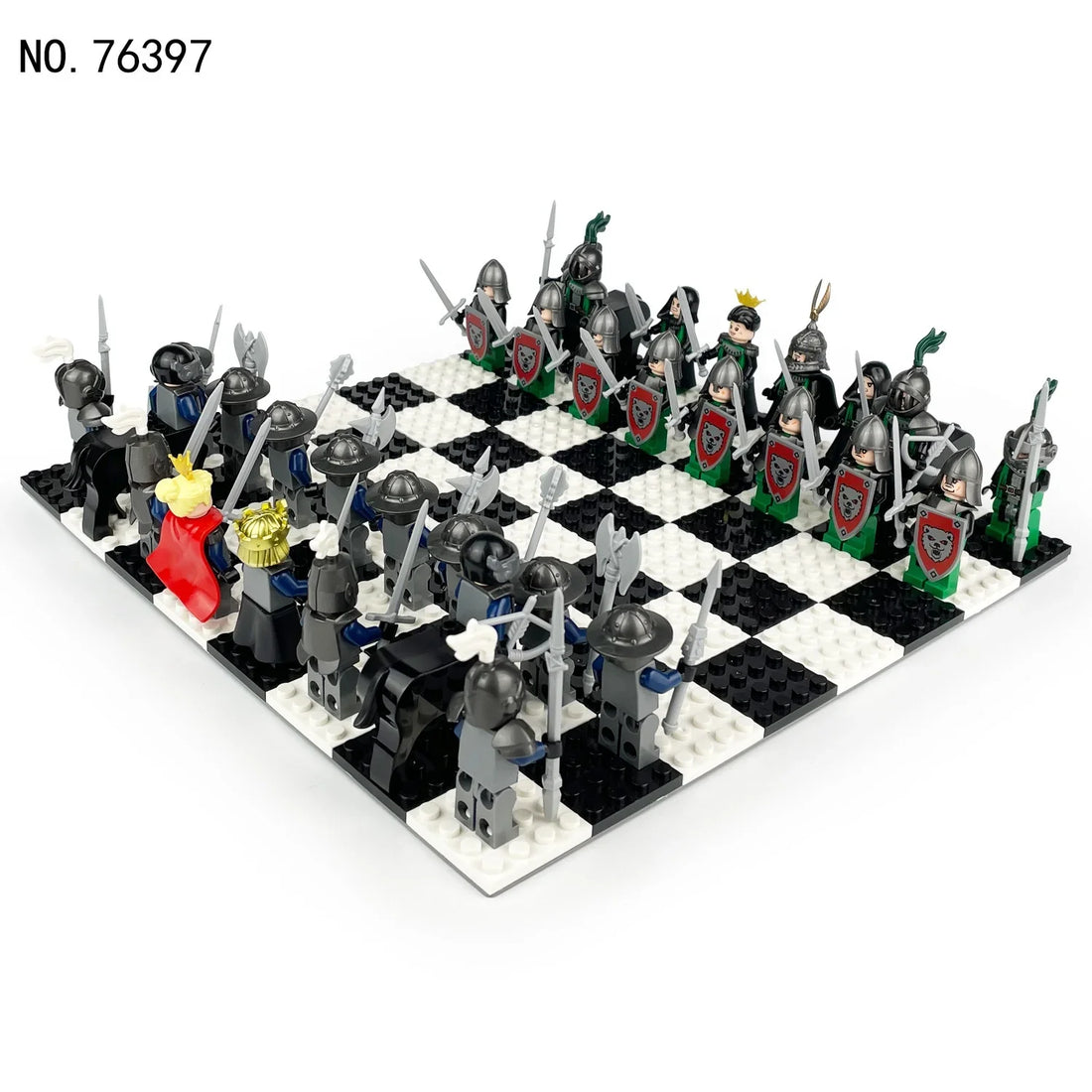 Checkmate Kingdom Chess Set Building Blocks