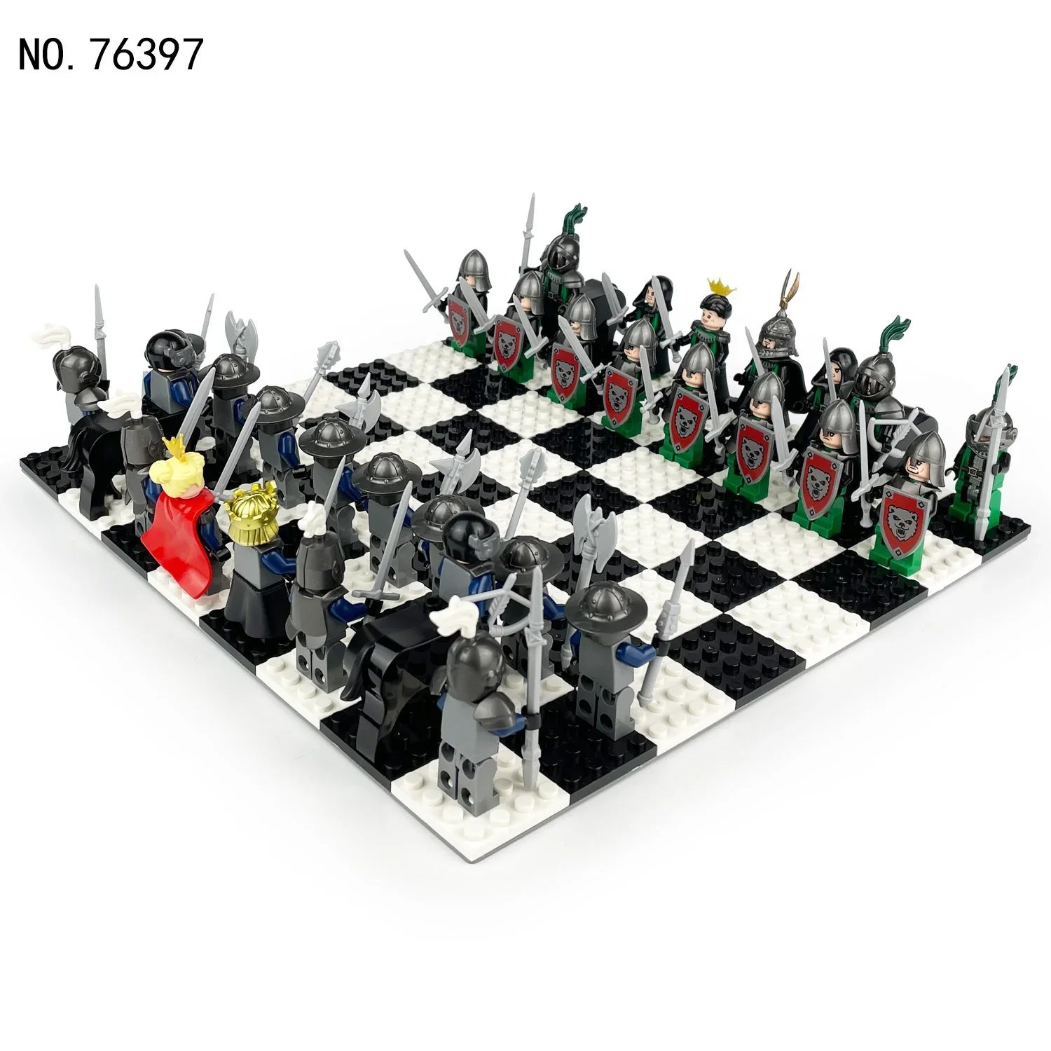 Checkmate Kingdom Chess Set Building Blocks