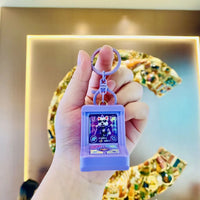 Mini Retro Arcade Fingertip Dance Machine Keychain
