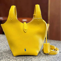 PRL Raffia Mini Basket Bag