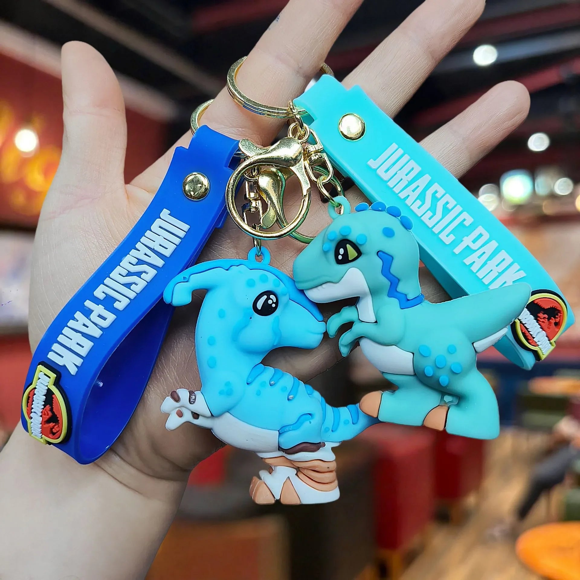 Jurassic Park Roaring Relic Keychain