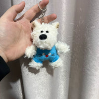 West Highland Pup Dress-up Plush Keychain