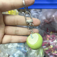 Coconut Tropical Escape 3D Keychain