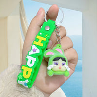 Cry Baby Happy Power Keychain