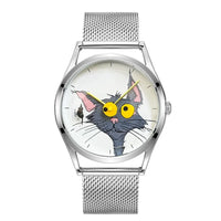 Eye Chaser Joker Cat Analog Watch