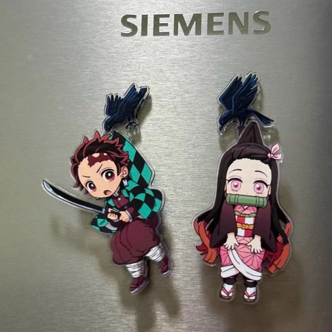 Demon Slayer 360° Rotating Acrylic Fidget Magnets