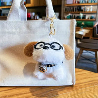 Spectacled Poodle Companion Keychain