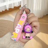 Skullpanda Matte Doll Keychain