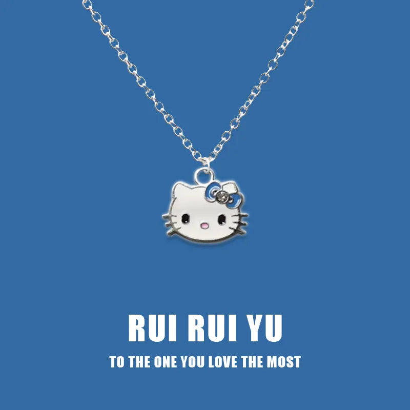 Hello Kitty Sparkle Bow Petite Necklace