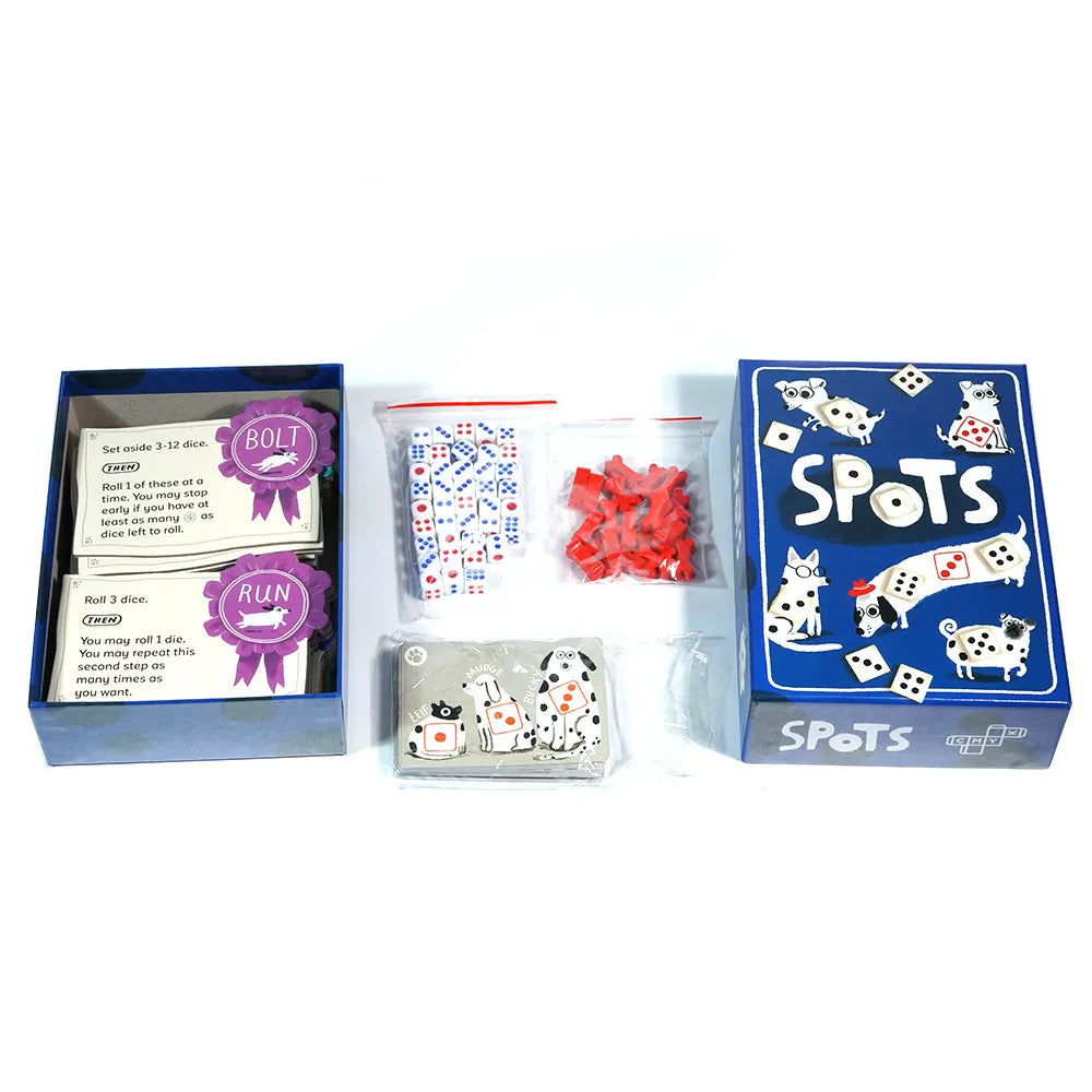 Spots Dice Play Board Game