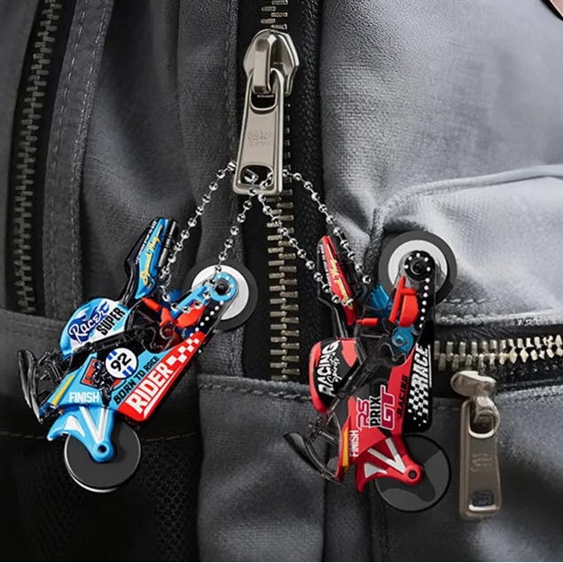 Nitro Flint Inertia Strike Motorcycle Keychain