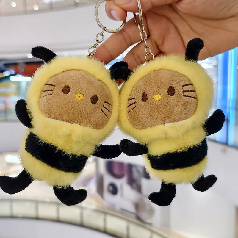 Hello KT Bee Cosplay Keychain
