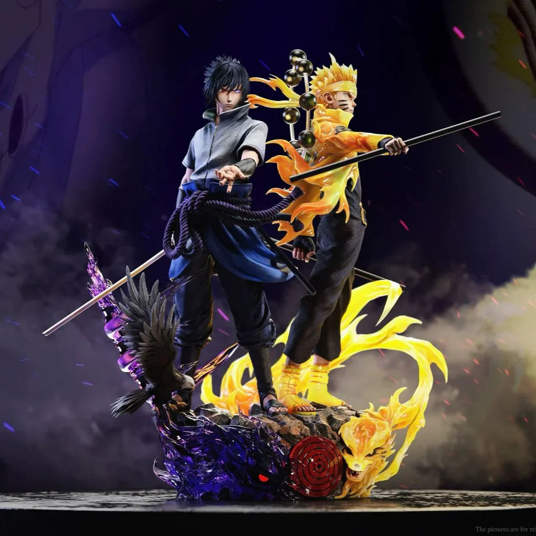 Naruto Sasuke Eternal Rivalry Figurine (38 cm)