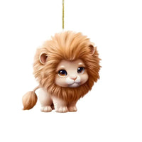 Cute Mane Lion Acrylic Keychain