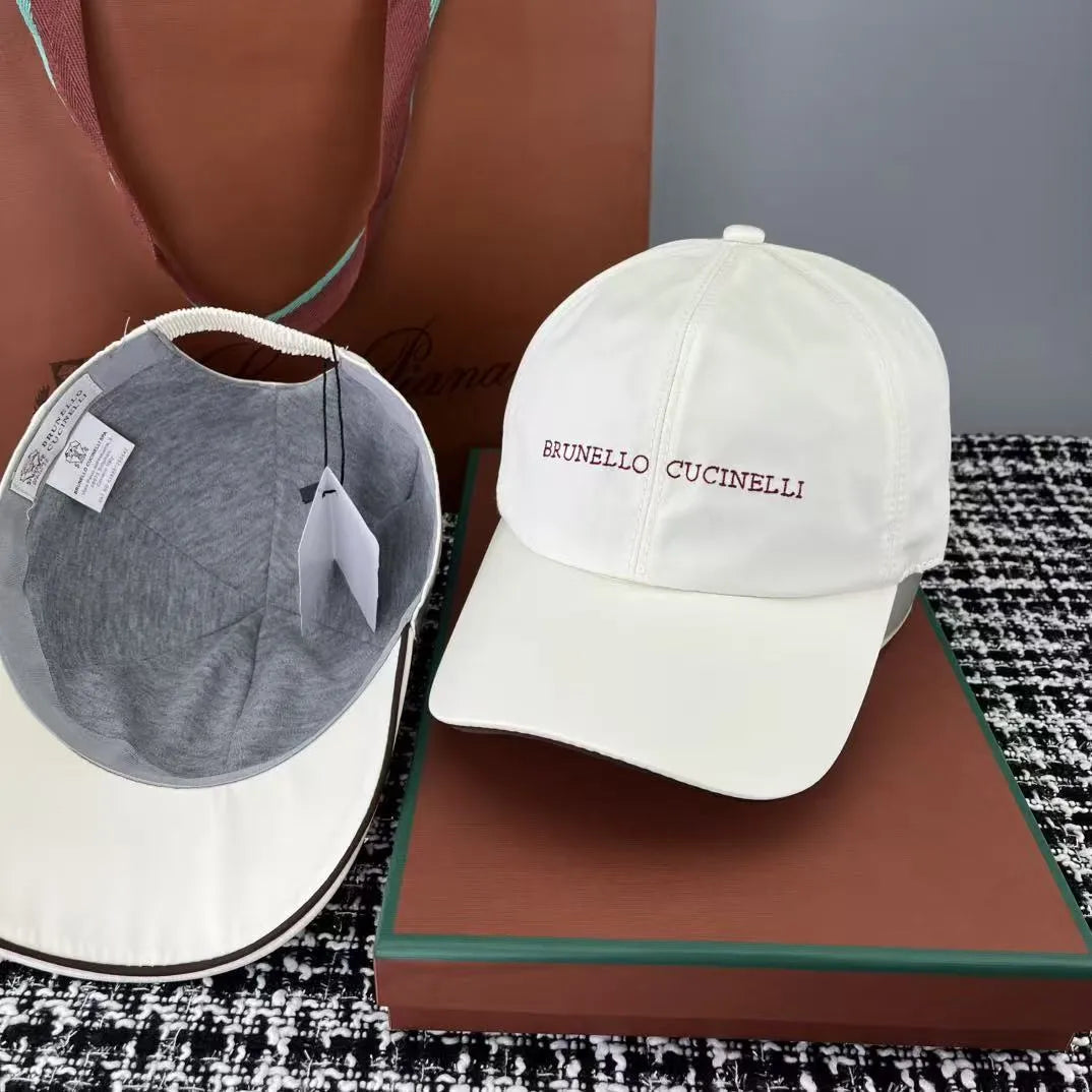 Brunello Italy Embroidered Baseball Cap