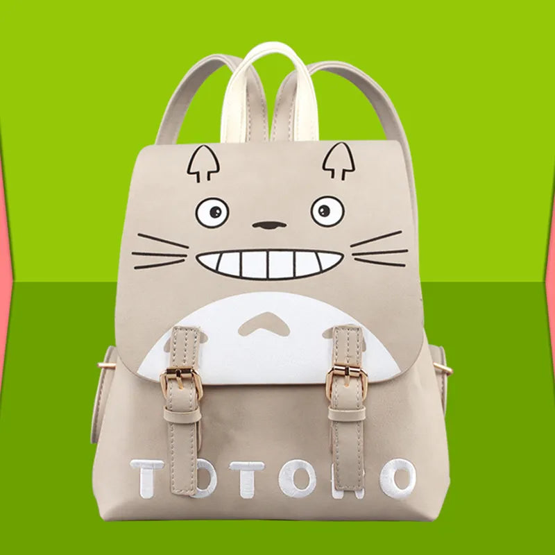 Whimsical Totoro & Chopper Anime Backpack