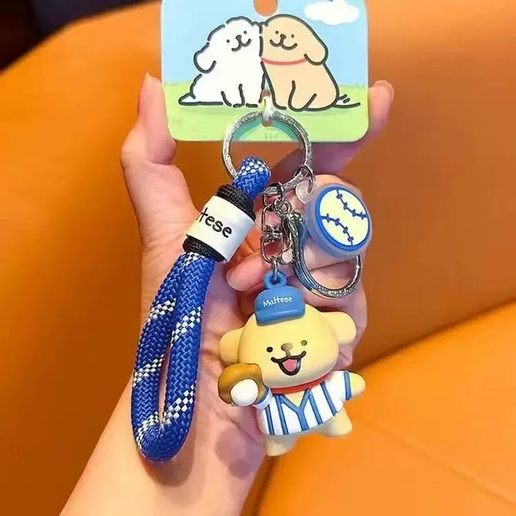Line Puppy Sports League Keychain