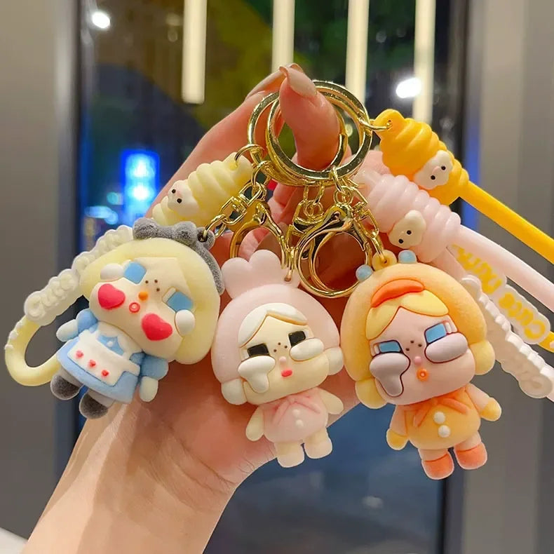 Crybaby Drama Drop Flocking Keychain