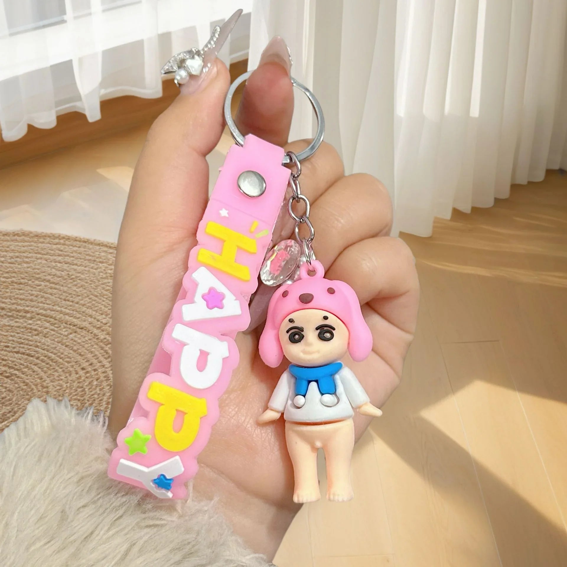 Sonny Angel Puppy Hood Keychain