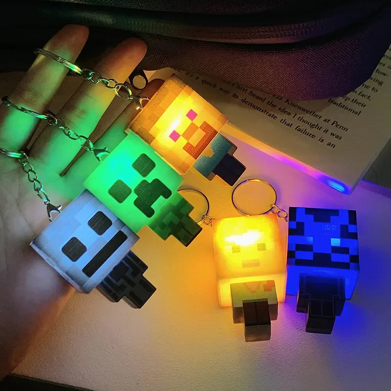 Minekraft Glow Buds LED Keychain