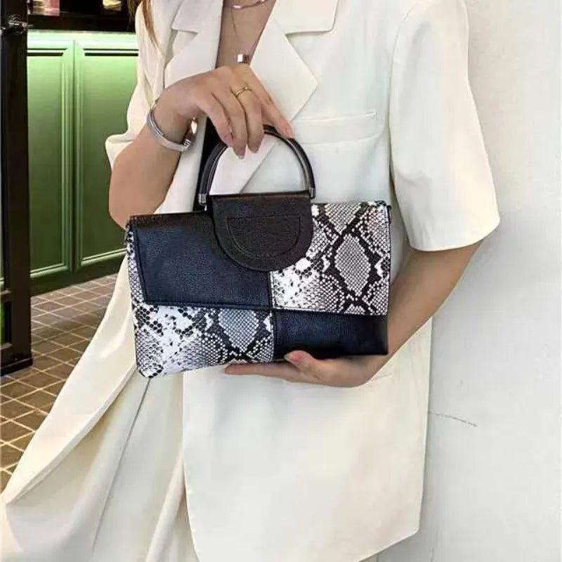 Glam Croc Clutch Bag