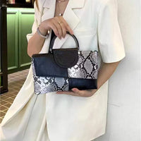 Glam Croc Clutch Bag
