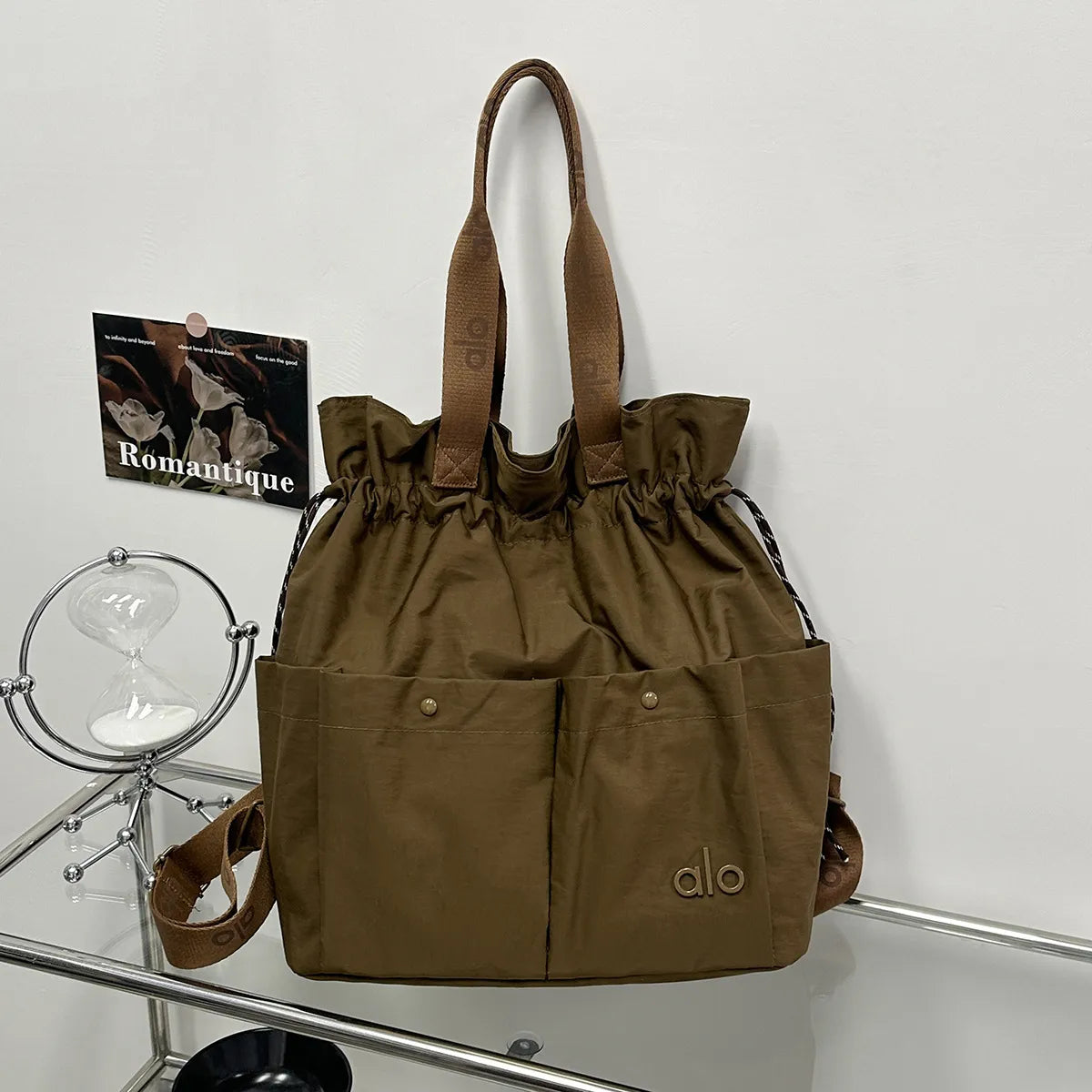 Alo Drawstring Bucket Handbag