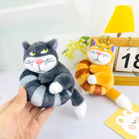 Lucifer Cat Grump Tales Plush Keychain