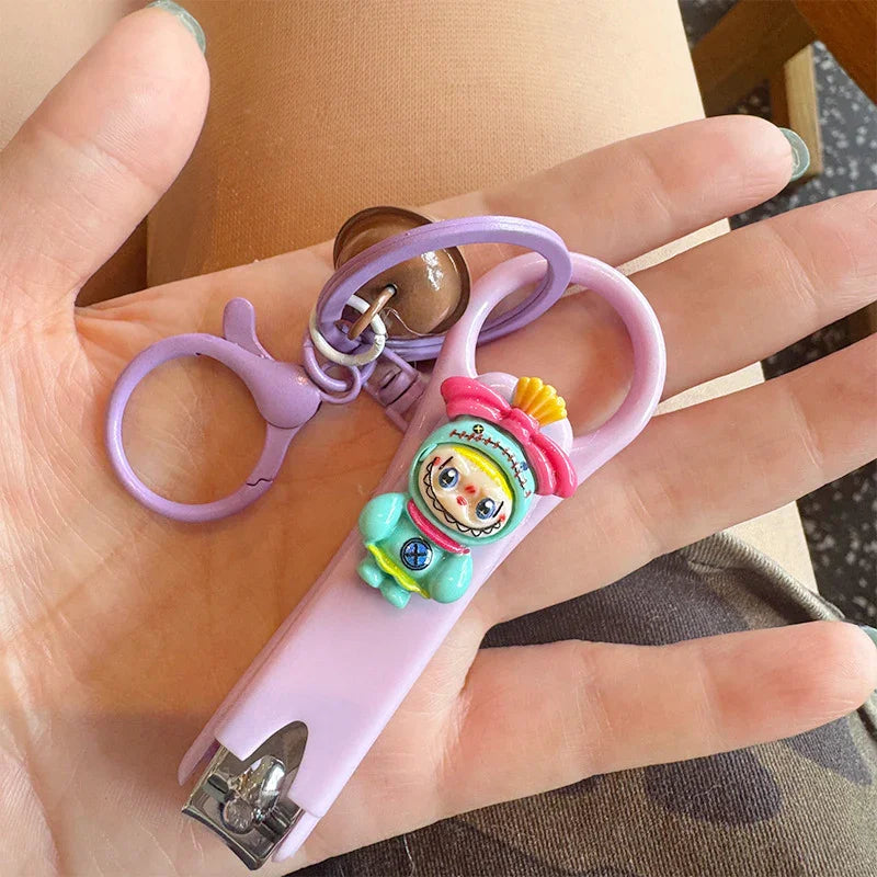 Labubu Nail Clipper Keychain