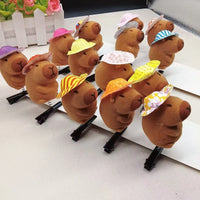 Capybara Velvet Zen Hair Clip