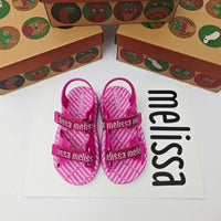 Mini Melissa Sweet-Scented Velcro Jelly Sandals