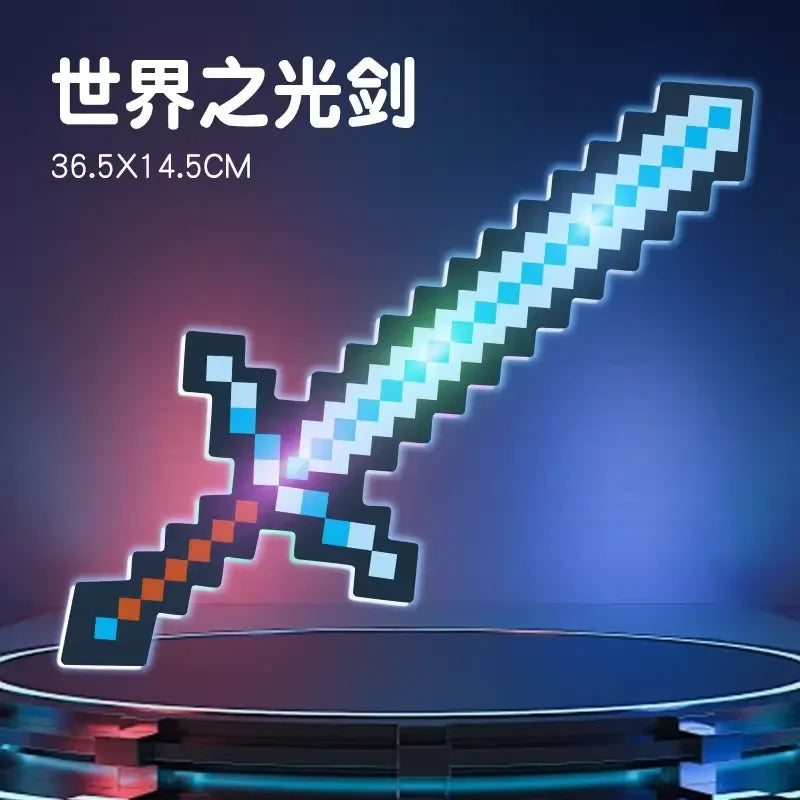Minekraft Mosaic Sword Lamp