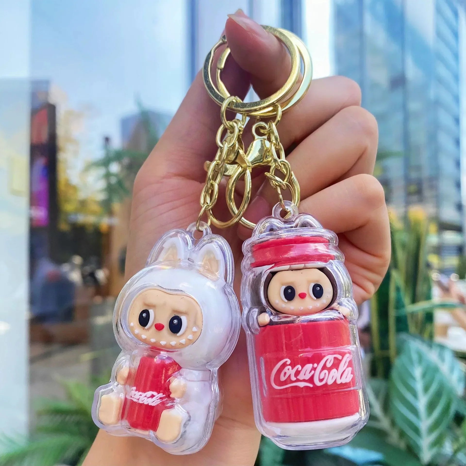 Labubu Cola Squad Blind Box Keychain