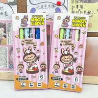Labubu Almost Hidden Gel Pen (Set of 6)