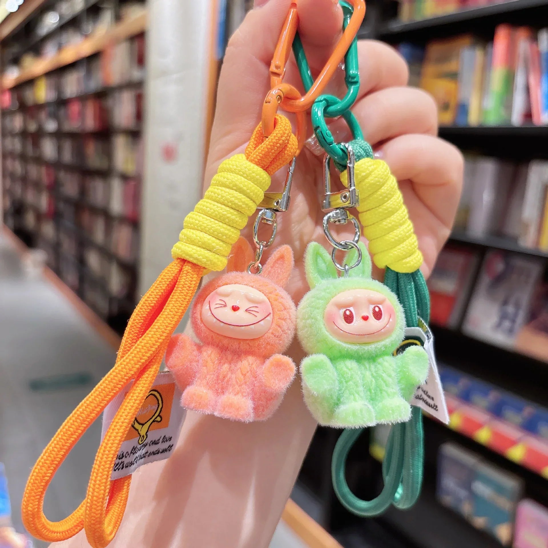 Labuboo Happy Squat Lanyard Keychain