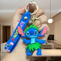 Stitch Summer Time 3D Keychain