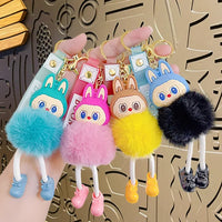 Labubu Long-Legged Plush Keychain
