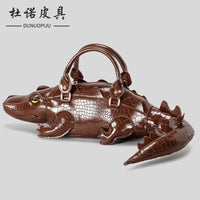 Berry-Sweet Premium Alligator-Shape Novelty Handbag