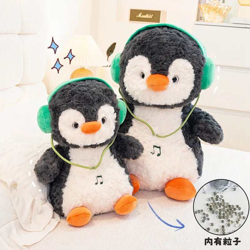 Headphone Penguin Stuffed Toy