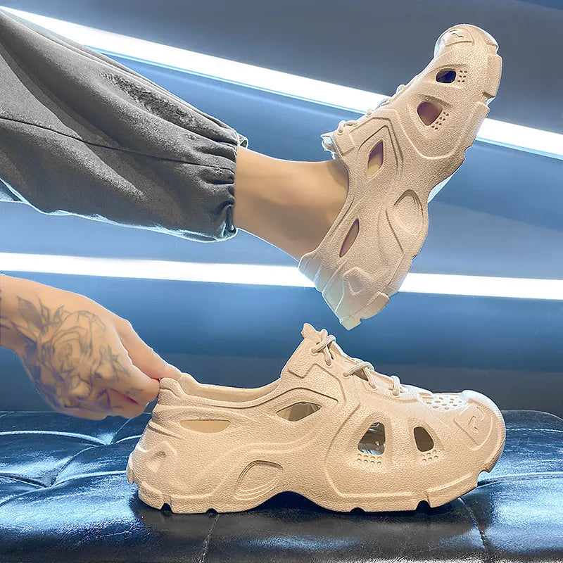 BALUXE HD Caged Lace Up Sneakers
