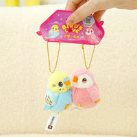 Chirping Hearts Couple Keychain